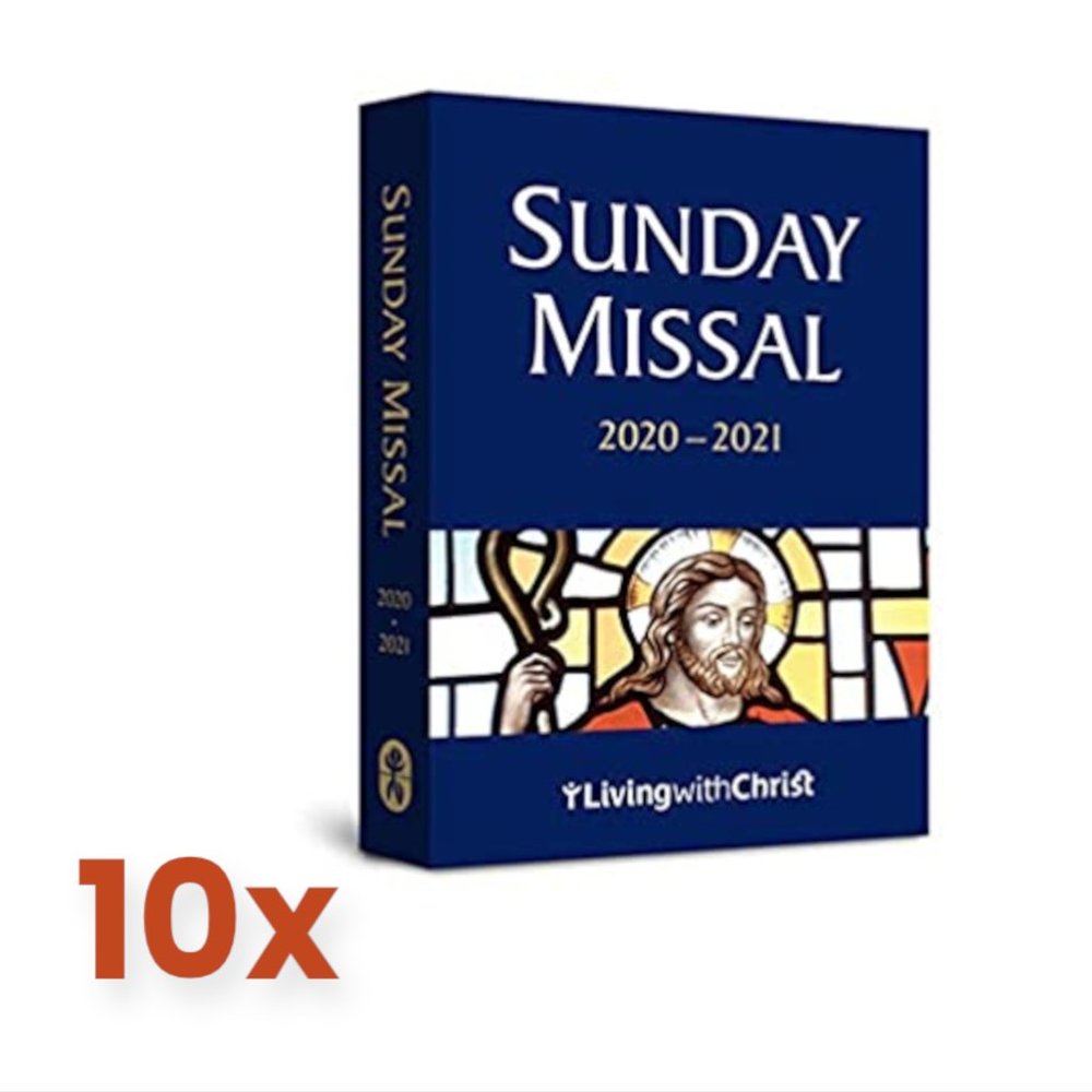 Set of 10: Living with Christ Sunday Missal 2020-2021 Paperback
